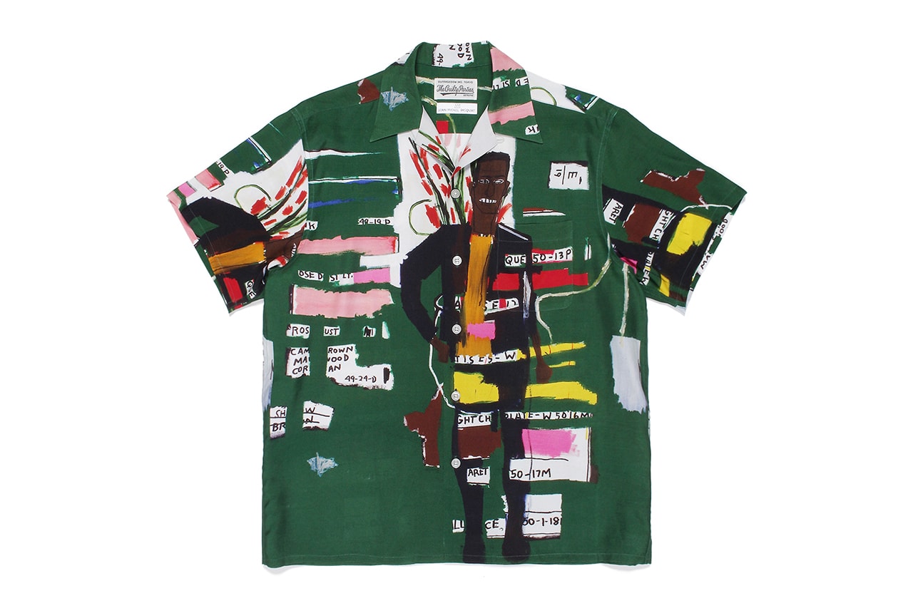 Jean-Michel Basquiat x WACKO MARIA SS21 Collaboration spring summer 2021 japan release date info buy colorway price may untitled History of the Black People obnoxious liberals head paintings
