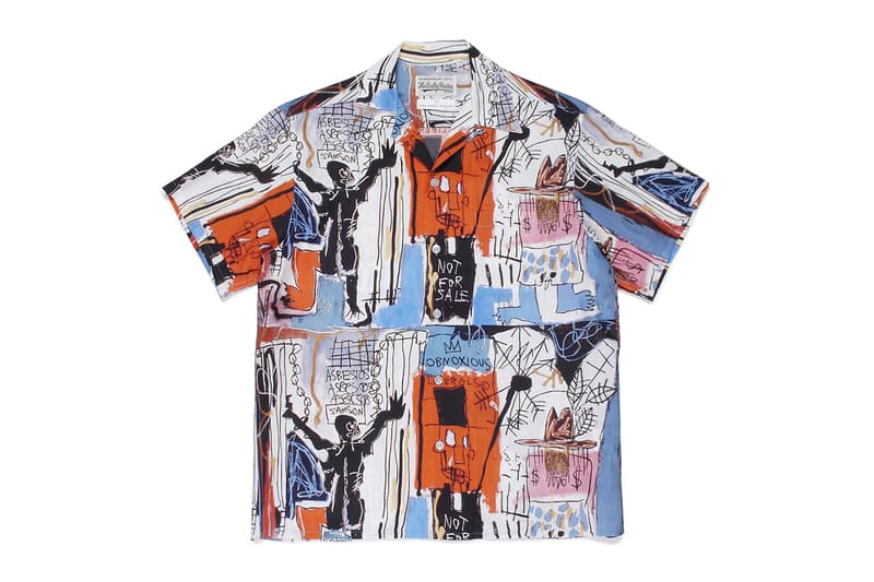 Jean-Michel Basquiat x WACKO MARIA SS21 Collaboration spring summer 2021 japan release date info buy colorway price may untitled History of the Black People obnoxious liberals head paintings