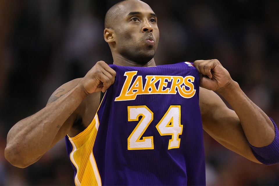 Kobe Bryant Los Angeles Lakers Nike Jersey Retirement Graphic