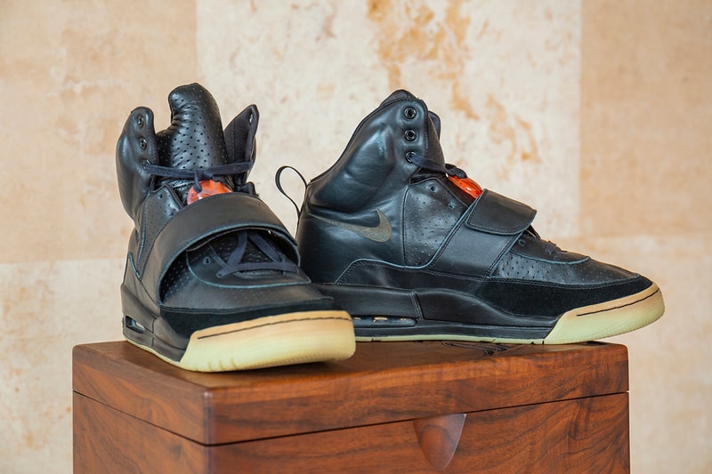 sothebys auction sale nike air yeezy 2008 grammy awards worn kanye west first ever most valuable details