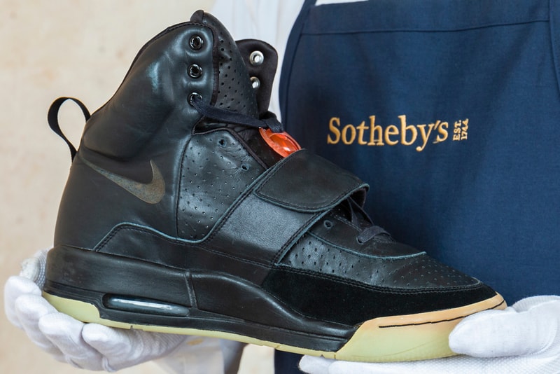 Kanye West Nike Air Yeezy 1 Prototypes 2008 50th Grammy Awards Hey Mama Stronger Performance $1.8 Million USD Sale Sold Auction Show RARES