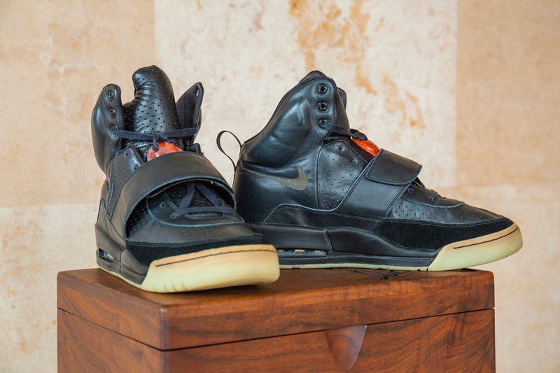 Kanye West Nike Air Yeezy 1 Prototypes 2008 50th Grammy Awards Hey Mama Stronger Performance $1.8 Million USD Sale Sold Auction Show RARES