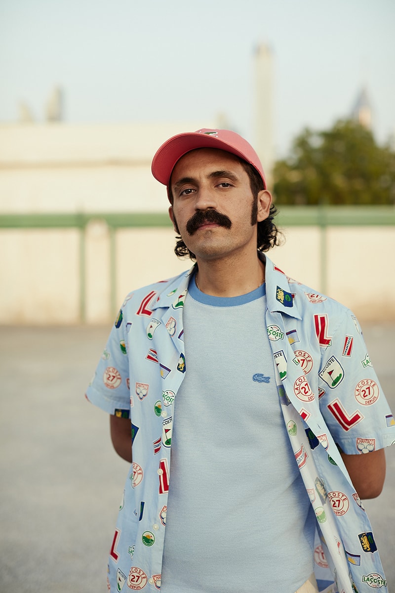 lacoste ramadan fashion streetwear tennis heritage influencer arabic arab saudi arabia charity kuwait uae dubai 