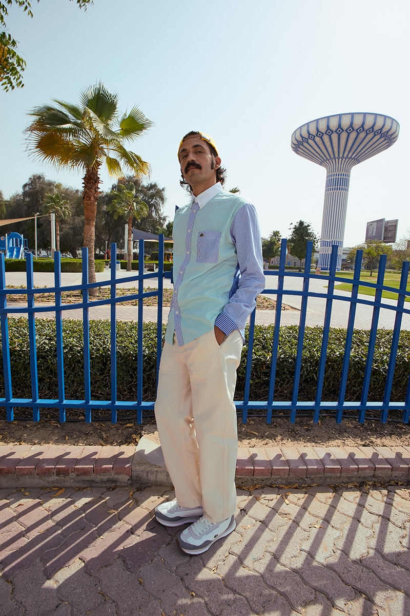 lacoste ramadan fashion streetwear tennis heritage influencer arabic arab saudi arabia charity kuwait uae dubai 