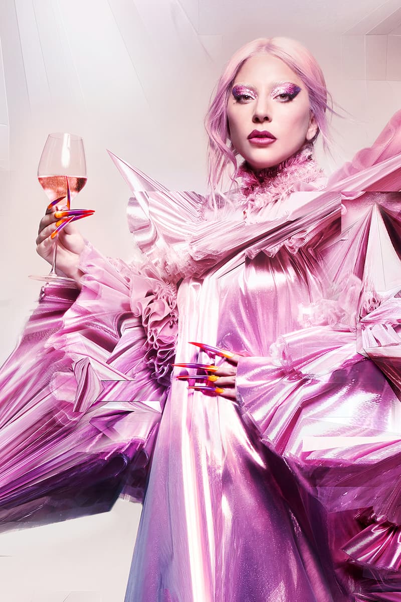 Lady Gaga x Dom Pérignon Champagne Bottle Born This Way Foundation 'Chromatica' Alcohol Food Beverage Campaign Launch Release Date Drop Little Monsters