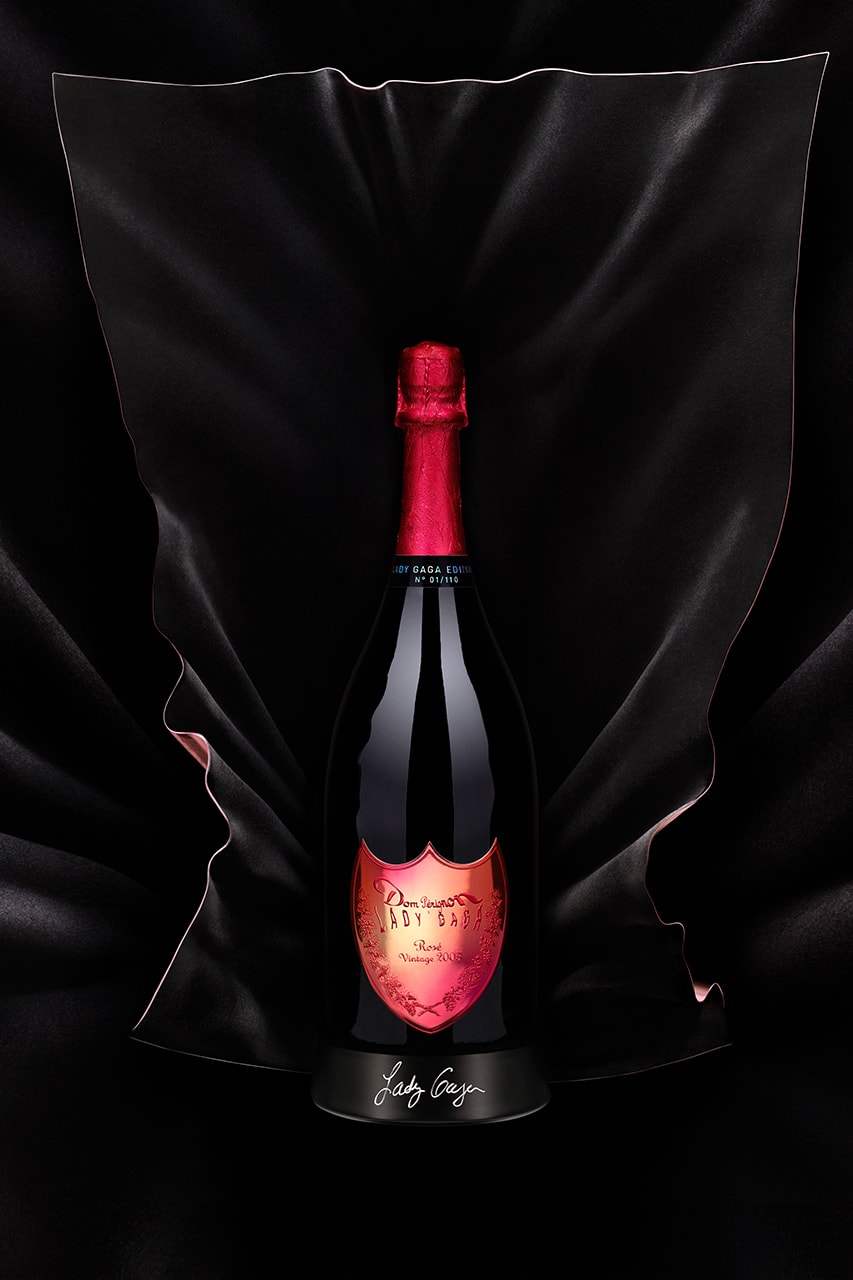 Lady Gaga x Dom Pérignon Champagne Bottle Born This Way Foundation 'Chromatica' Alcohol Food Beverage Campaign Launch Release Date Drop Little Monsters