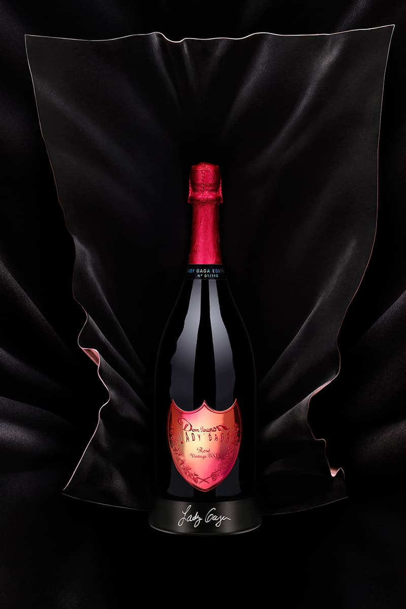Lady Gaga x Dom Pérignon Champagne Bottle Born This Way Foundation 'Chromatica' Alcohol Food Beverage Campaign Launch Release Date Drop Little Monsters