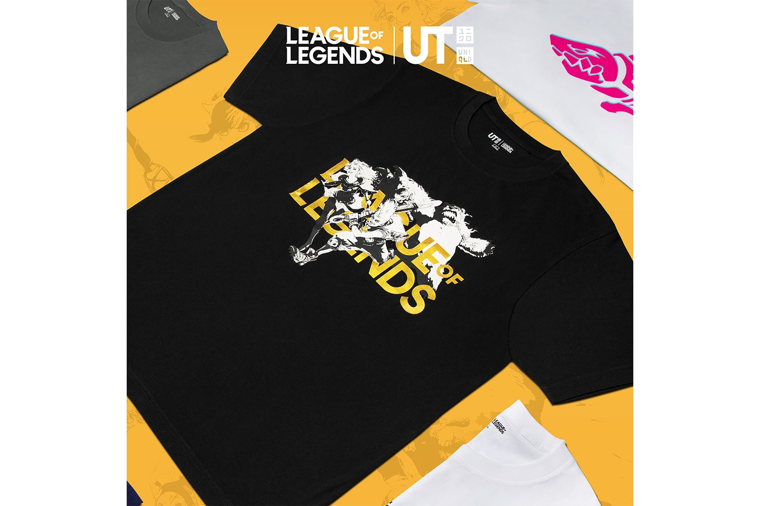 League of Legends Collaboration Jinx T-shirt Uniqlo Size S Japan Limited NEW