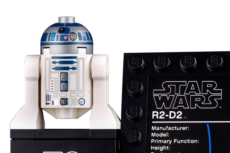 Star Wars LEGO R2 D2 Droid Figure lucasfilms george lucas 50th anniversary 2021 re issue model toy toy manufacturer info 75308