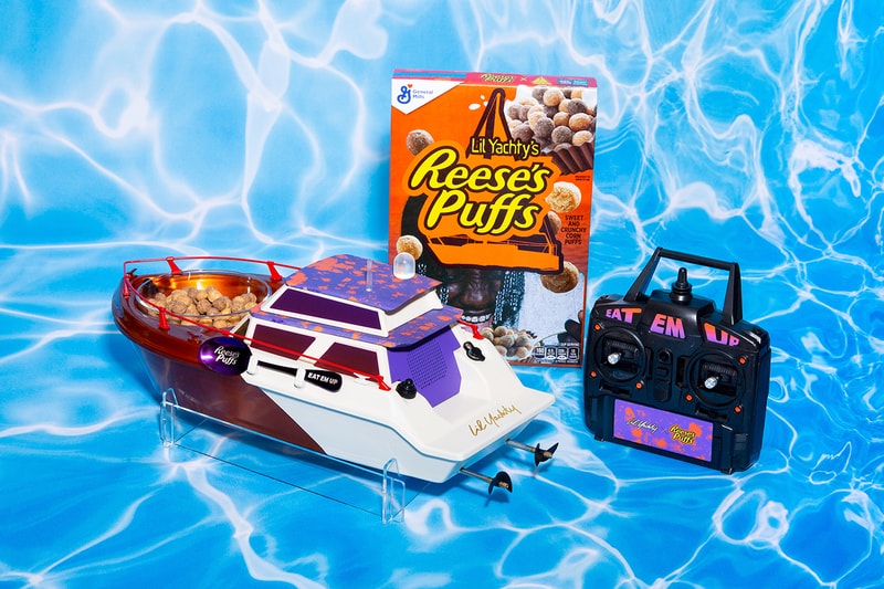 Lil Yachty and REESE’S PUFFS dropping Lil Yacht Boat Cereal Collaboration cereal reese's