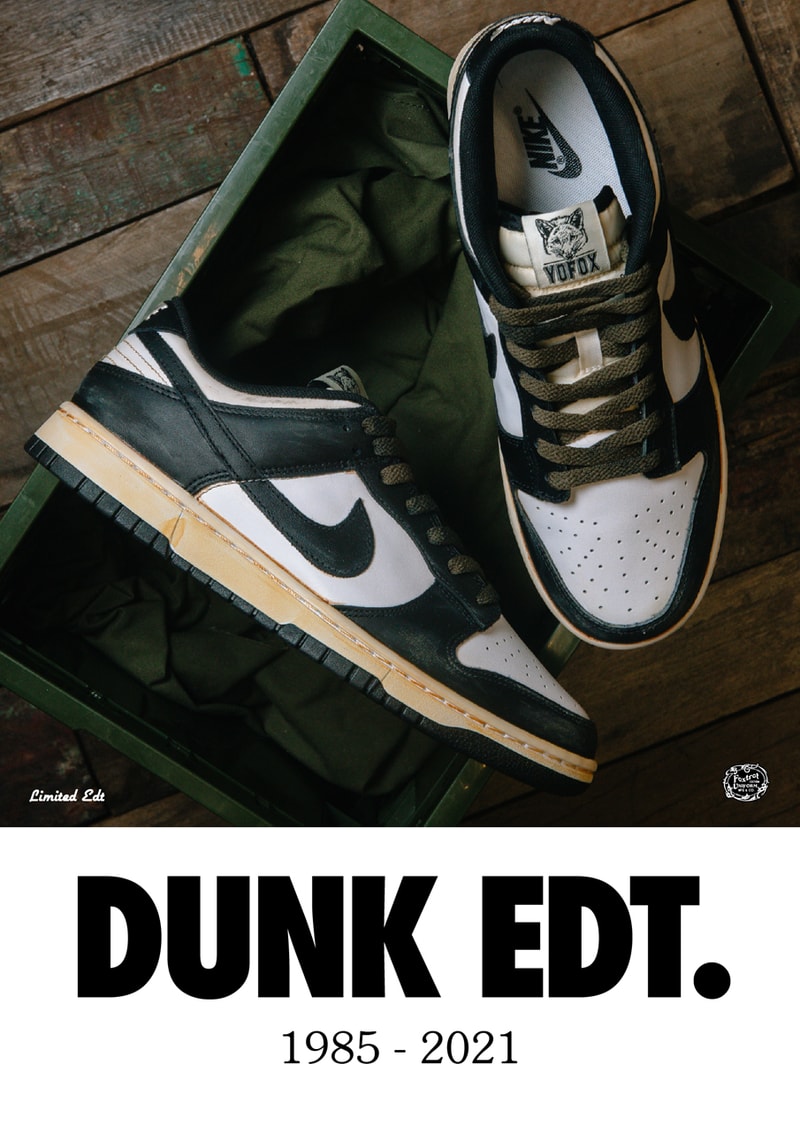 Limited Edt "Dunk Edt." Nike Exhibition Recap inside look on feet retro museum co.jp colorway vintage sale low high
