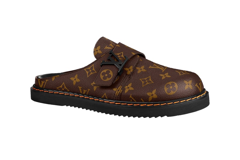 Louis Vuitton "Easy Mule" Fur, Leather Backless Shoe leather fox release date info buy virgil abloh colorways price lv monogram canvas print pattern slip on ss21 spring summer 2021 BLDH2PMO