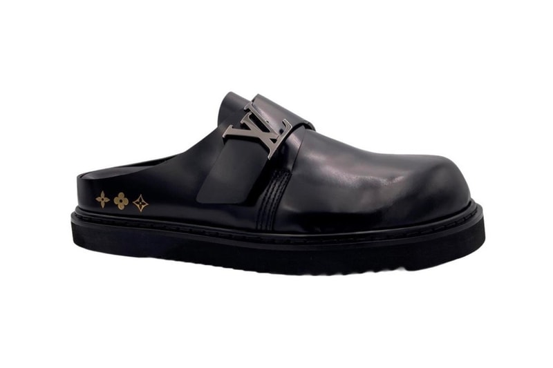 Louis Vuitton "Easy Mule" Fur, Leather Backless Shoe leather fox release date info buy virgil abloh colorways price lv monogram canvas print pattern slip on ss21 spring summer 2021 BLDH2PMO