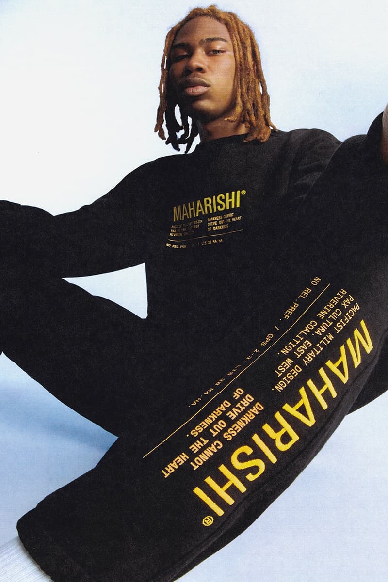 maharishi spring summer 2021 miltype organic cotton capsule release details buy cop purchase