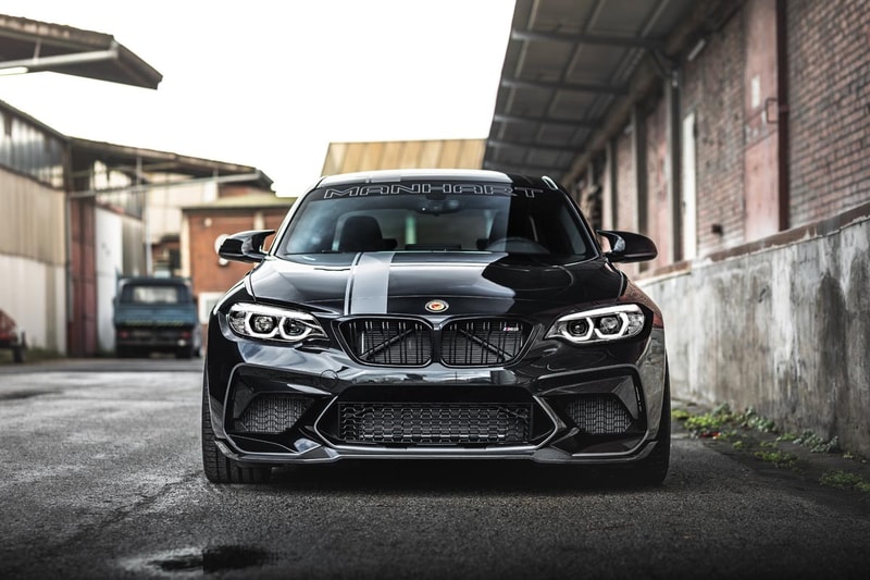 MANHART PERFORMANCE MH2 500 BMW M2 Competition Tuned Super Coupe German Sports Car Turbocharged V6 Engine 518 HP 700 Nm Torque M Power Custom Wide Body Kit Rims Lowered