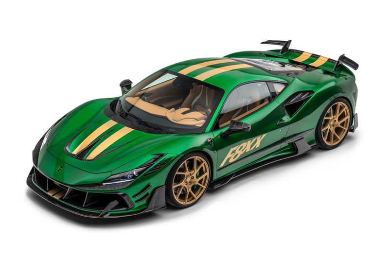 Mansory F8XX Ferrari F8 Tributo Custom Carbon Fiber Italian Supercar Power Speed Performance Tune Wide Body Kit Catania Green Maranello 