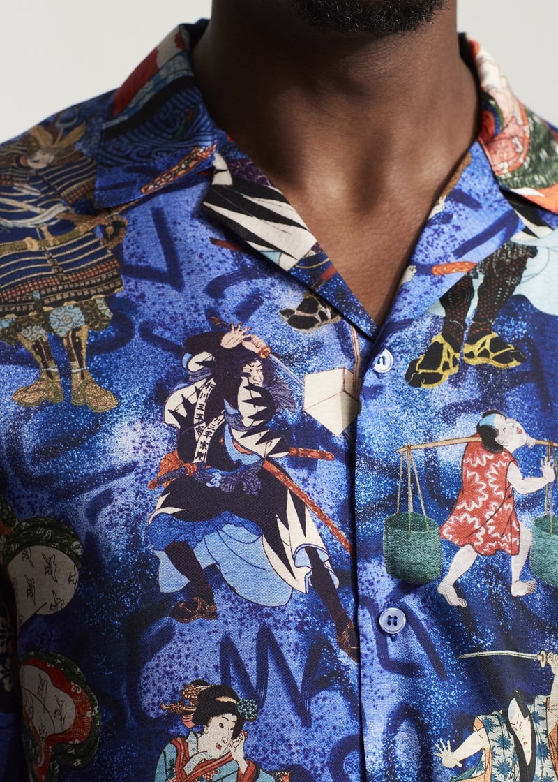 Martine Rose Spring/Summer 2021 Orange Denim Oversized Jacket Jeans Trousers Shirts Blue Brown Floral Prints London Designer