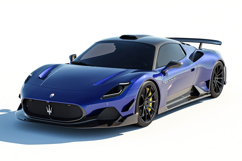 Maserati MC20 "Aria" Aerokit by 7designhouse Widebody Blue Hypercar Hybrid Ferrari