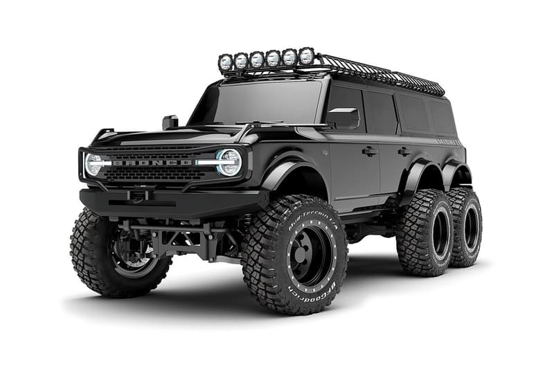 Maxlider Brothers Customs 2022 6x6 Bronco off-roading 4x4 ford coyote engine block axle mud tires sports outdoors 