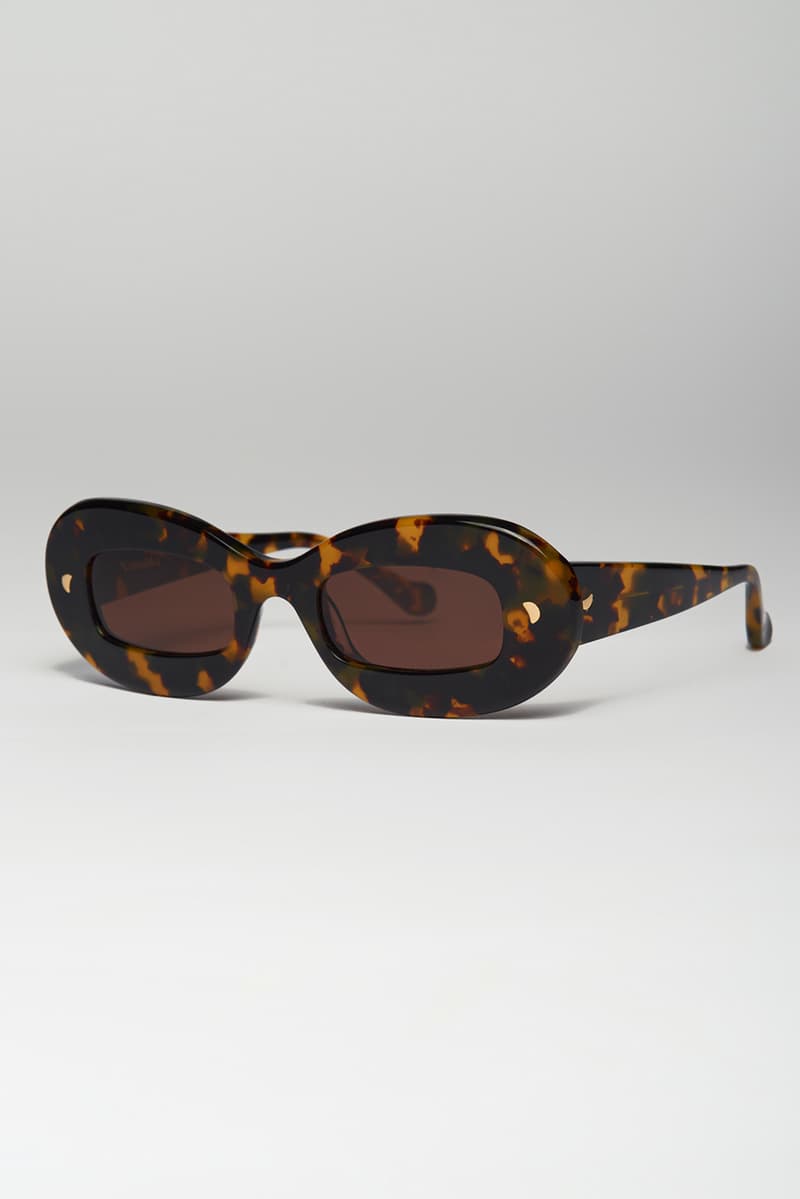 Nanushka Debuts Eyewear, Sunglasses Collection frames lenses case renewable sustainable frames price website store colorway