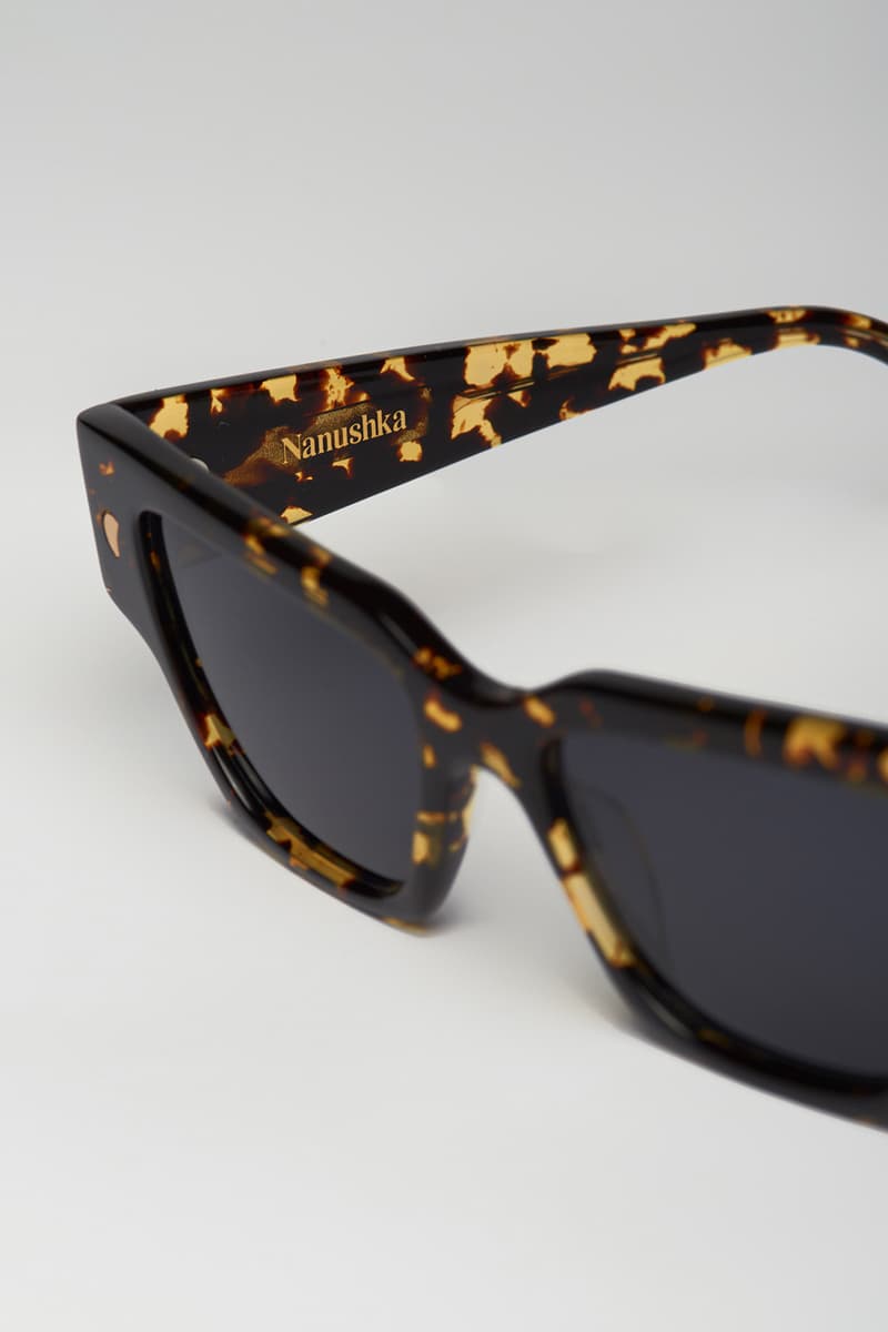 Nanushka Debuts Eyewear, Sunglasses Collection frames lenses case renewable sustainable frames price website store colorway