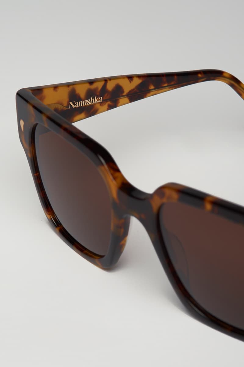 Nanushka Debuts Eyewear, Sunglasses Collection frames lenses case renewable sustainable frames price website store colorway