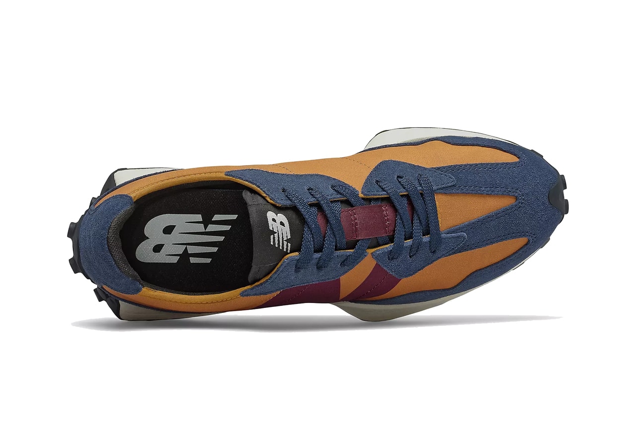 new balance 327 natural indigo sour grape bleached lime glo faded workwear blue yellow red purple green official release date info photos price store list buying guide