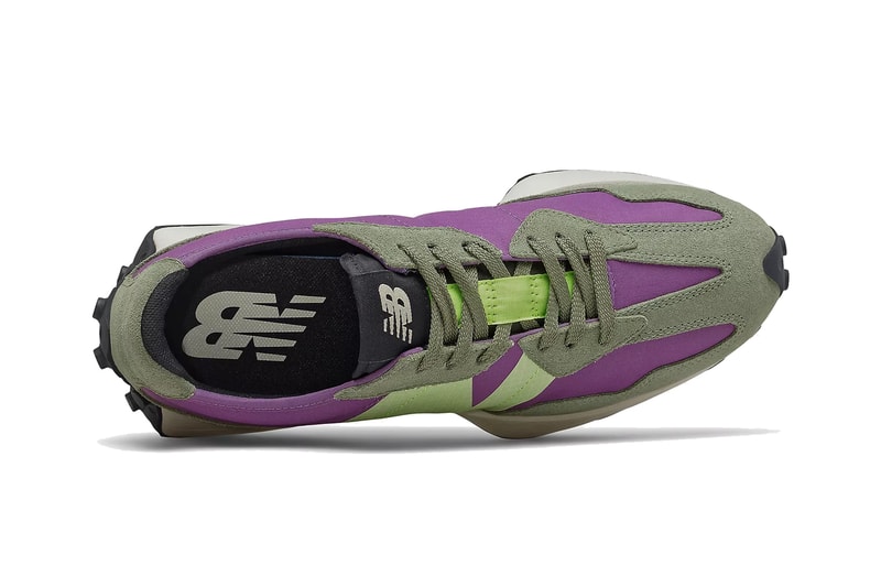 new balance 327 natural indigo sour grape bleached lime glo faded workwear blue yellow red purple green official release date info photos price store list buying guide