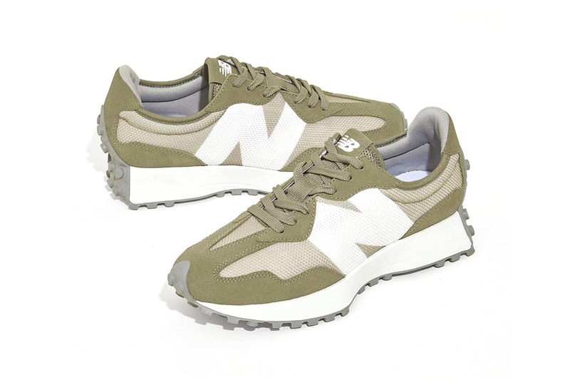 new balance 327 olive white gray MS327CS1 release date info store list buying guide photos price beauty & youth 