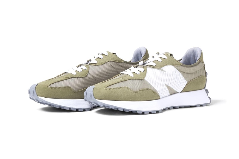 new balance 327 olive white gray MS327CS1 release date info store list buying guide photos price beauty & youth 
