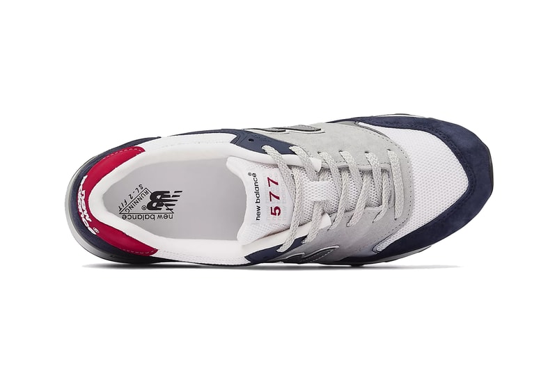 new balance 577 made in uk gb flimby white gray blue navy red ML577V1 official release date info photos price store list buying guide