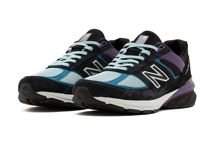 New Balance Delivers Its 990v5 With a Retro "Black/Purple/Light Blue" Palette