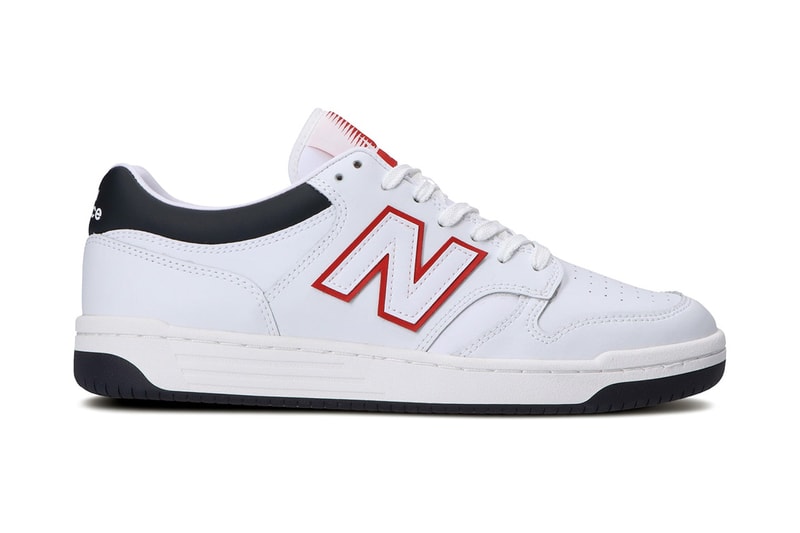 New Balance 480 Sneaker General Release Date Info colorways white blue triple black BB480LWG BB480LWW BB480LBG price buy web store website stock resale 550 collaboration