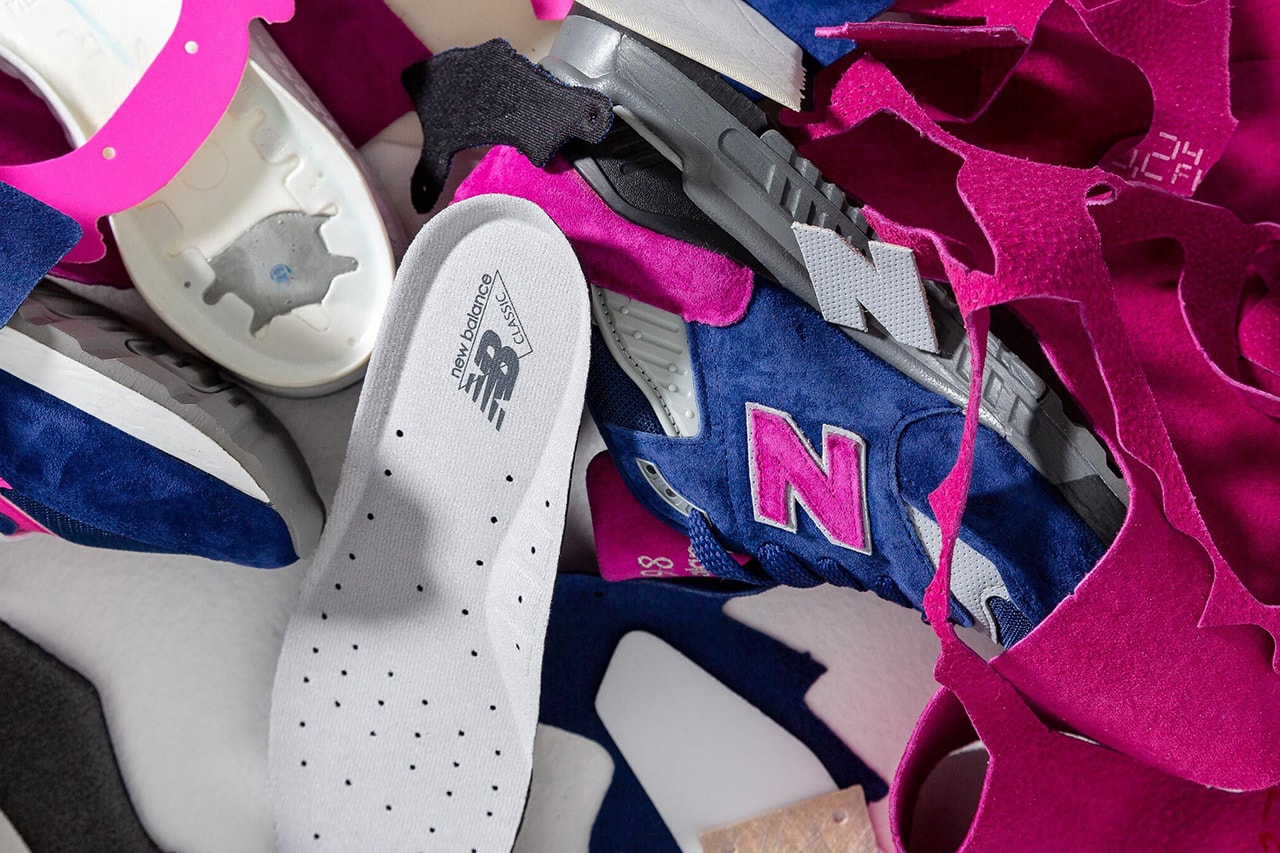 New Balance MADE Responsibly Made in U.S.A. 998 Surplus Materials Sustainability Old Fabrics Mismatch Rare Sneaker Release Information Drop Date Closer First Look