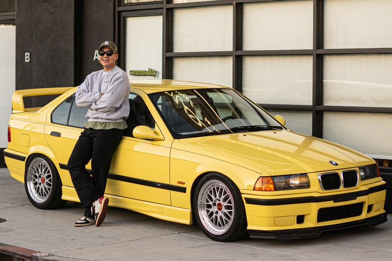 Nick Sisombath of Collegium and His BMW M3 E36 Drivers HYPEBEAST Car Club Dakar Yellow 3/4/5 Rare
