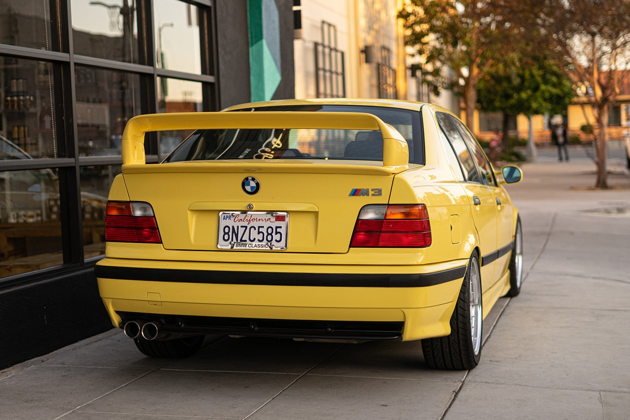 Nick Sisombath of Collegium and His BMW M3 E36 Drivers HYPEBEAST Car Club Dakar Yellow 3/4/5 Rare