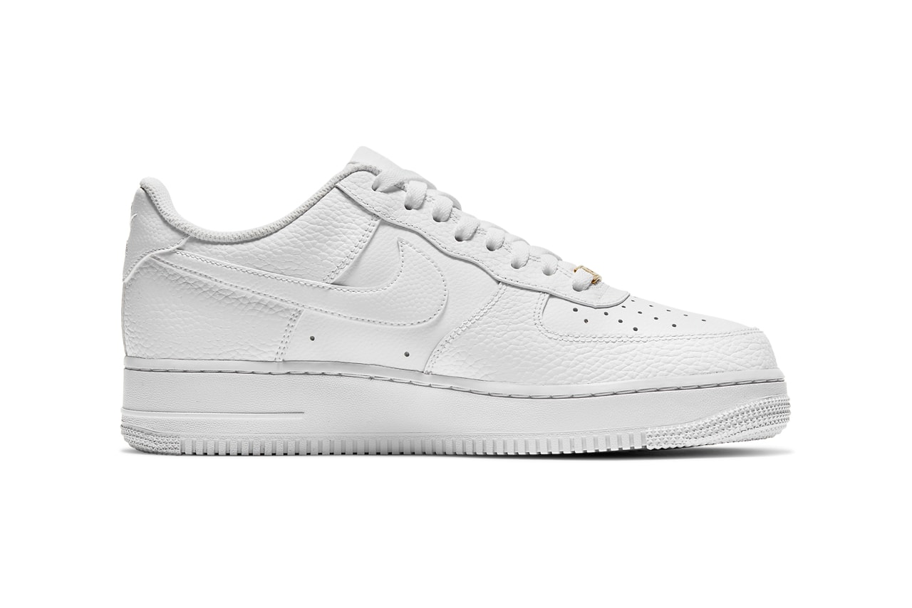 nike sportswear air force 1 low all white pebbled leather CZ0326 101 official release date info photos price store list buying guide