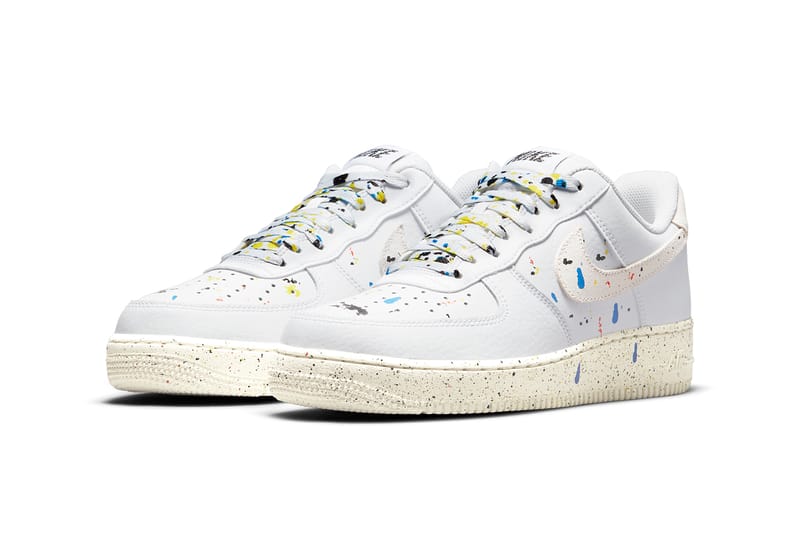 nike air force paint splash