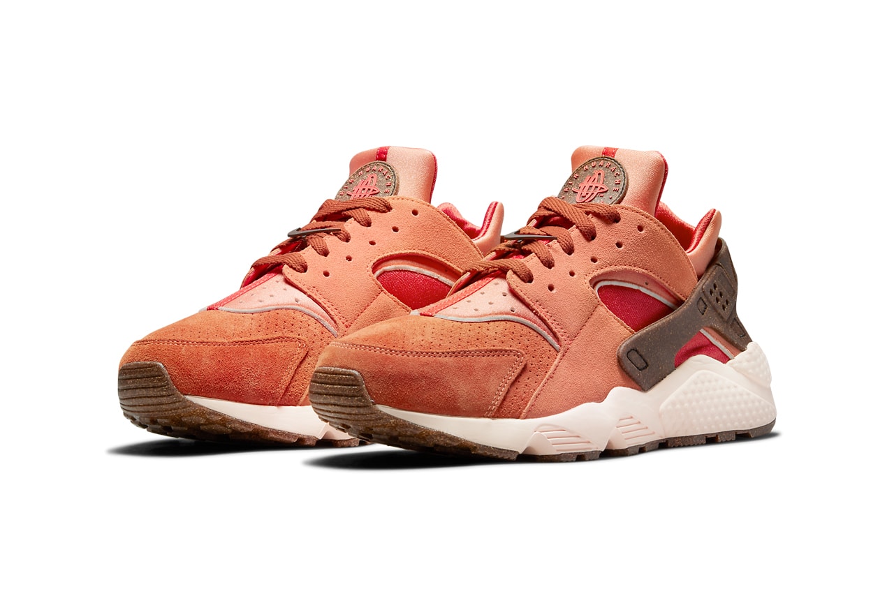 nike sportswear air huarache turf orange chile red frost brown white DM6238 800 official release date info photos price store list buying guide
