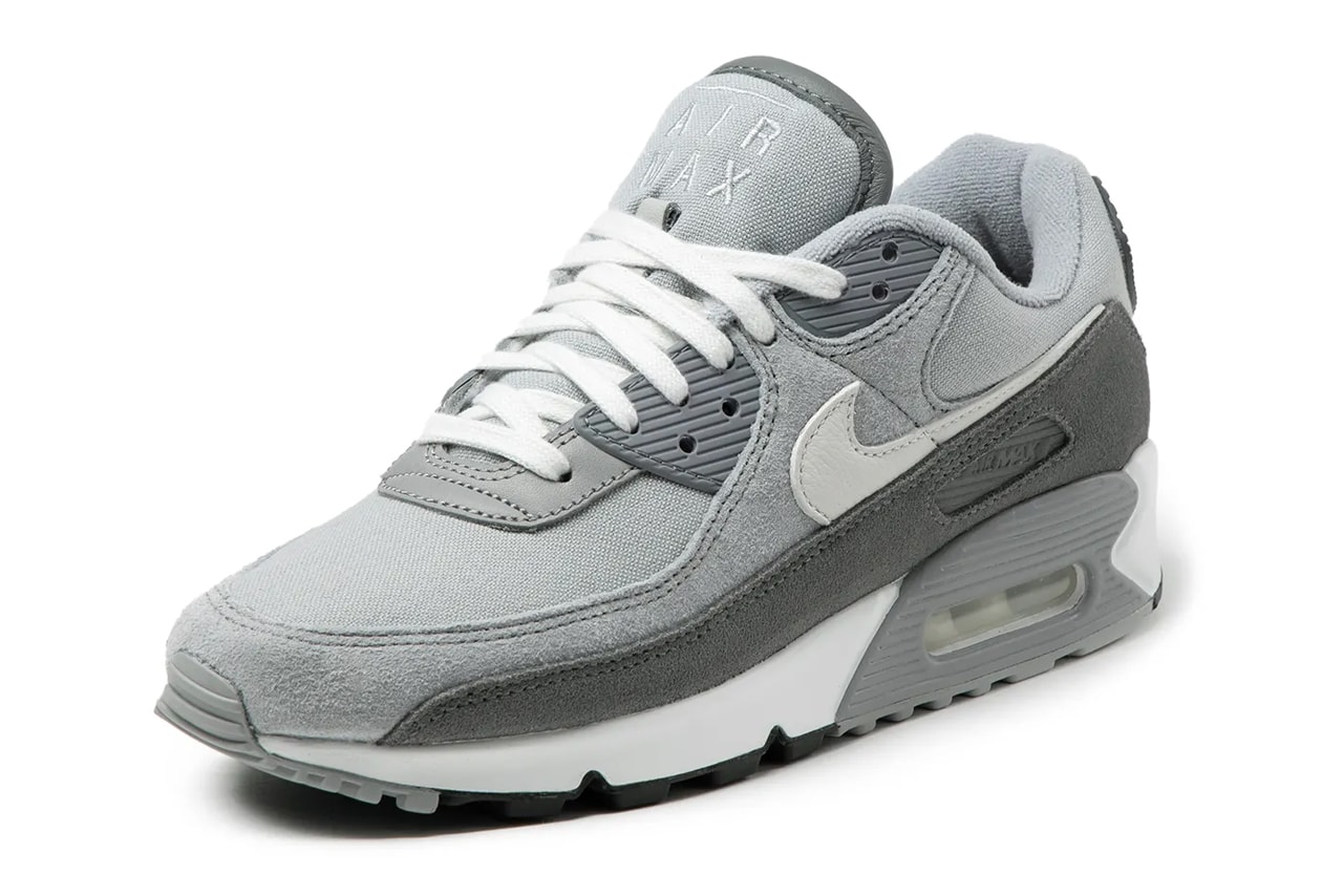nike sportswear air max 90 light smoke grey white particle obsidian summit midnight navy DA1641 001 400 official release date info photos price store list buying guide