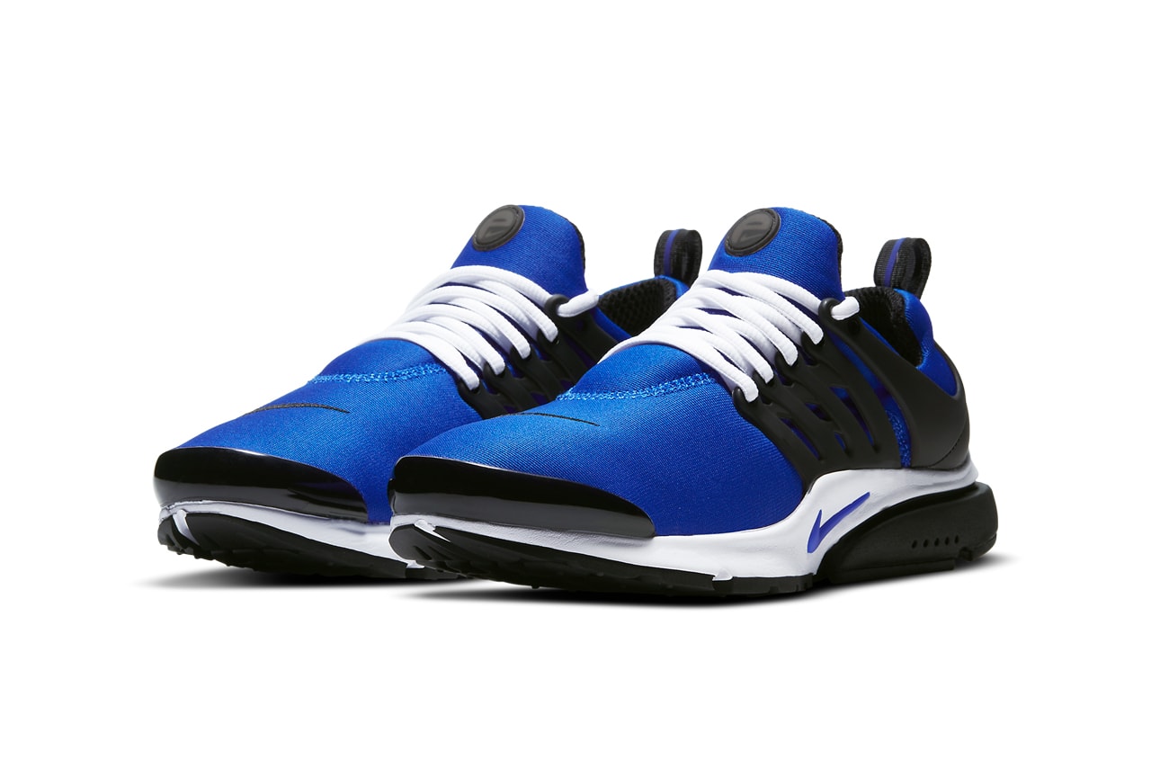 nike sportswear air presto racer blue black white CT3550 400 official release date info photos price store list buying guide