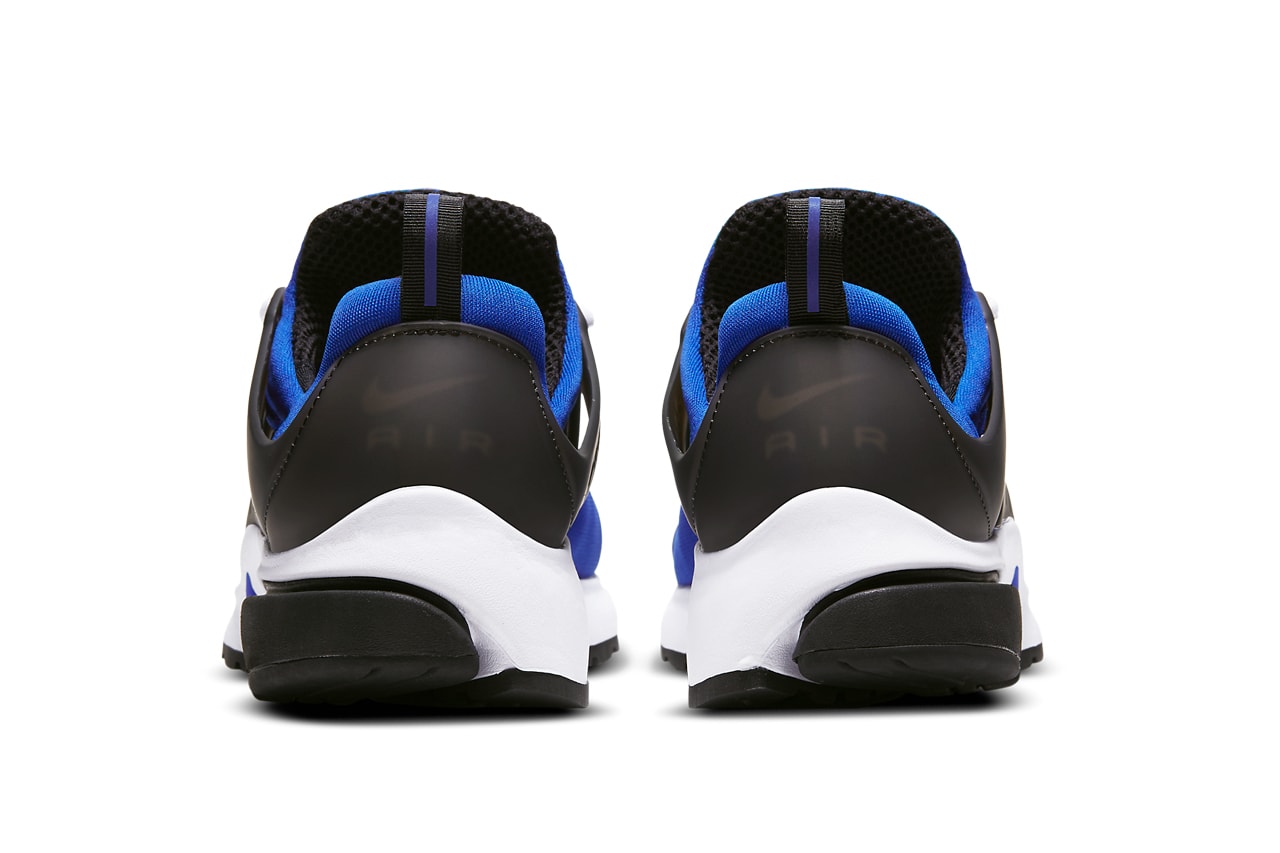 nike sportswear air presto racer blue black white CT3550 400 official release date info photos price store list buying guide
