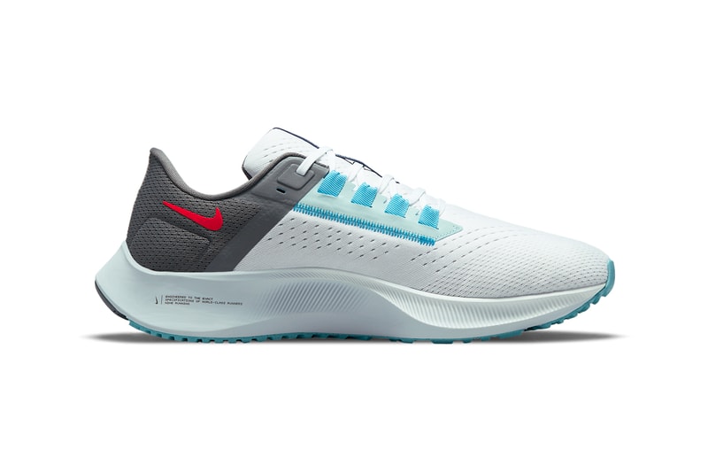 nike running air zoom pegasus 38 multi color dark smoke grey white flash crimson volt DJ3128 001 official release date info photos price store list buying guide