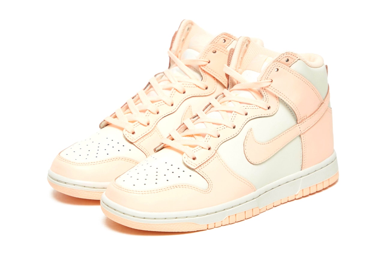 nike sportswear dunk high crimson tint sail womens dd1869 104 official release date info photos price store list buying guide