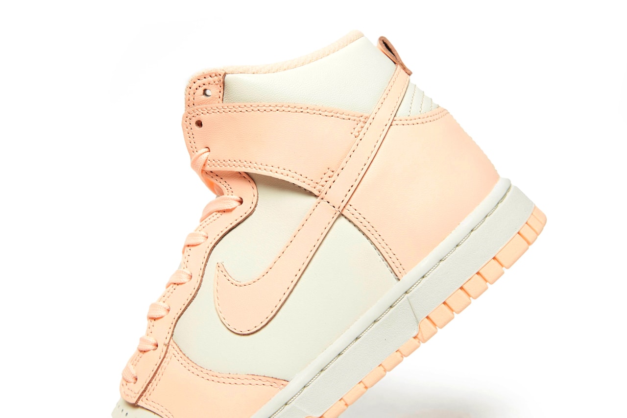 nike sportswear dunk high crimson tint sail womens dd1869 104 official release date info photos price store list buying guide