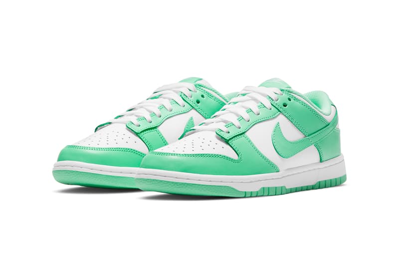 nike sportswear dunk low green glow womens white DD1503 105 official release date info photos price store list buying guide