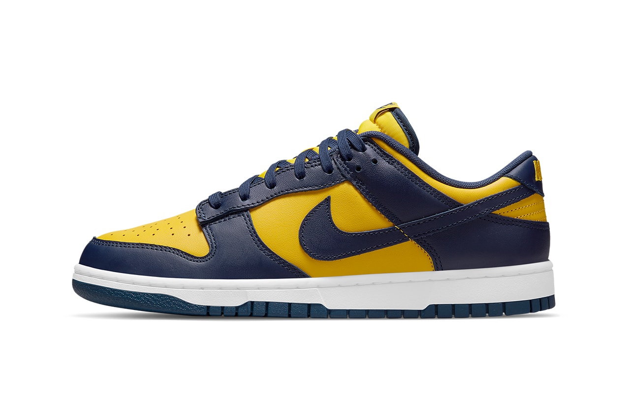 nike dunk low michigan team green DD1391 700 DD1391 101 wolverines spartans michigan state release date info store list buying guide photos