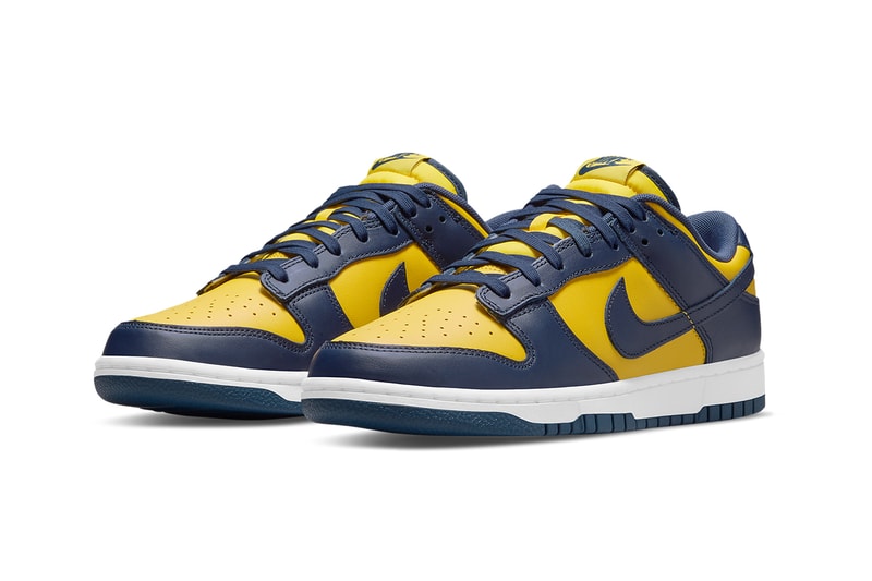 nike dunk low michigan team green DD1391 700 DD1391 101 wolverines spartans michigan state release date info store list buying guide photos