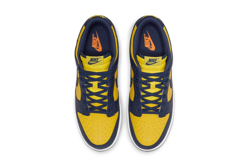nike dunk low michigan team green DD1391 700 DD1391 101 wolverines spartans michigan state release date info store list buying guide photos