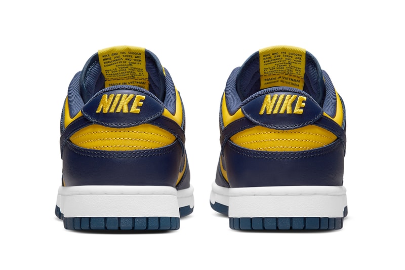 nike dunk low michigan team green DD1391 700 DD1391 101 wolverines spartans michigan state release date info store list buying guide photos